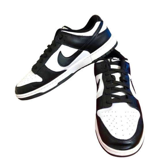 Nike Dunk Low Panda White And Black Men's Sneaker Size 13 - Picture 10 of 12
